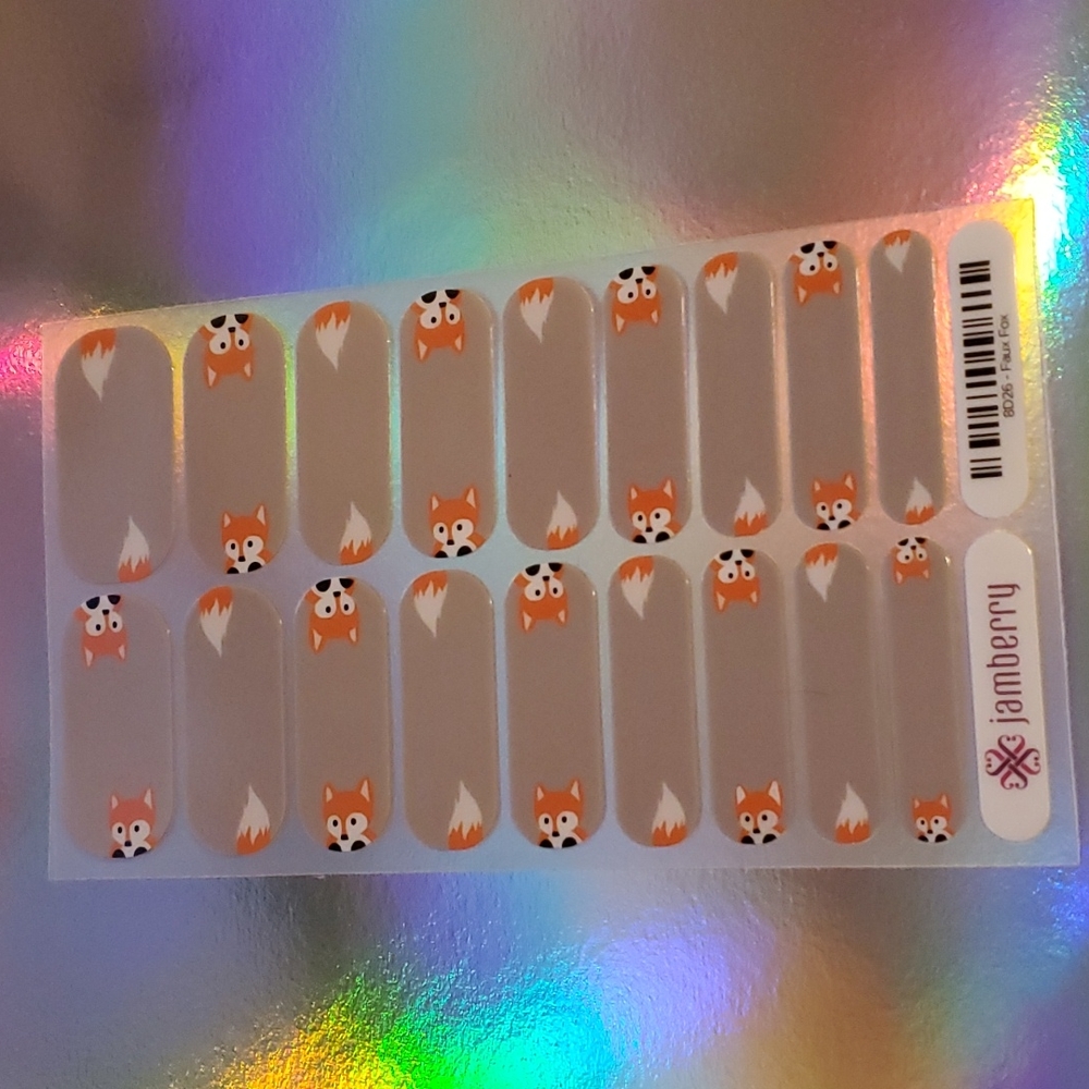Jamberry nail wraps stickers Faux Fox 🦊